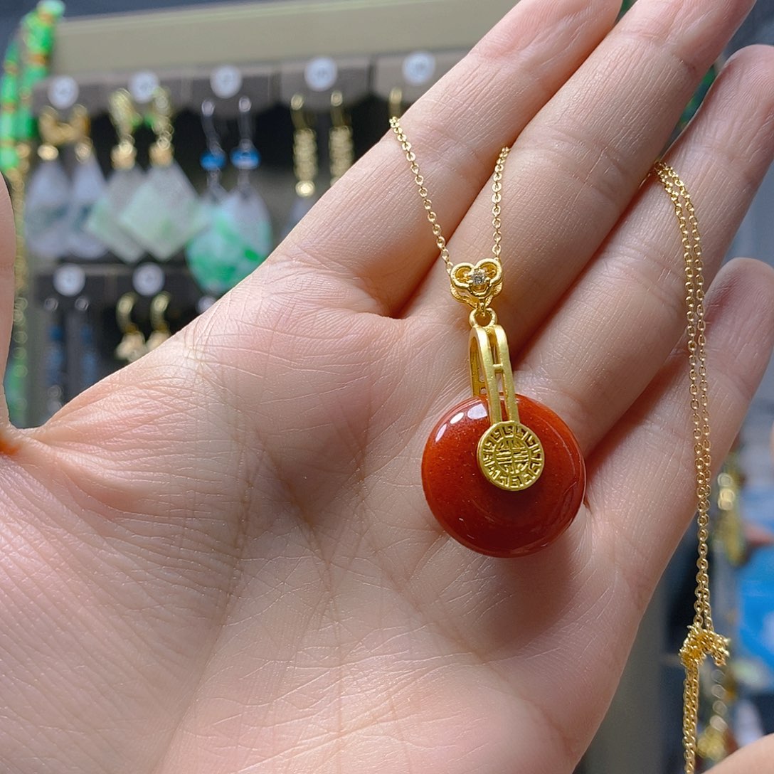 颈饰未镶嵌翡翠翡翠