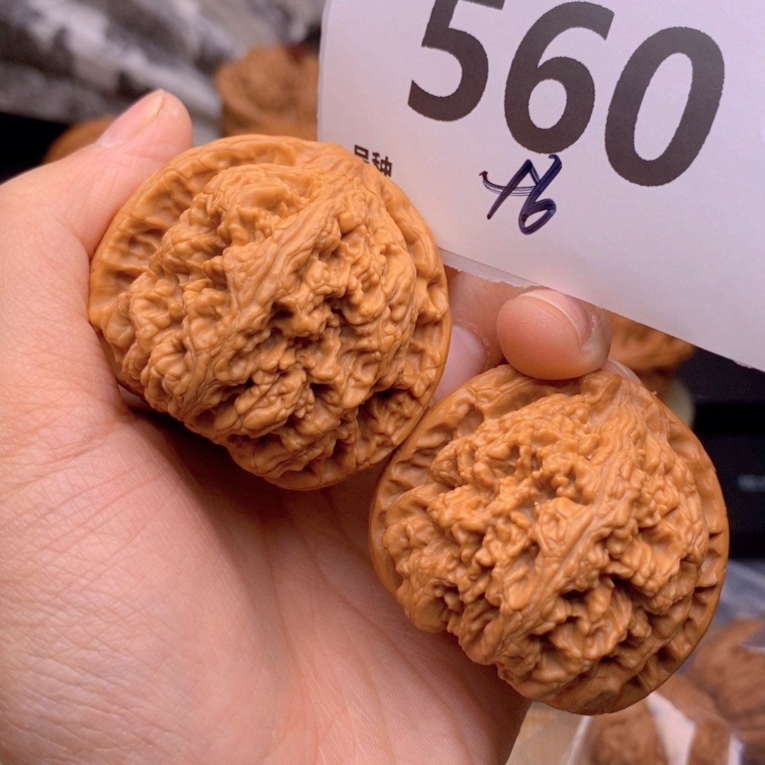 文玩核桃把件560号46粗筋