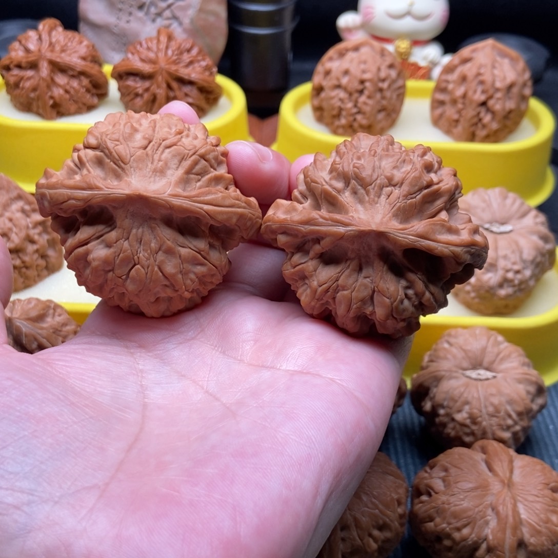 吊坠文玩核桃全品矮桩官帽