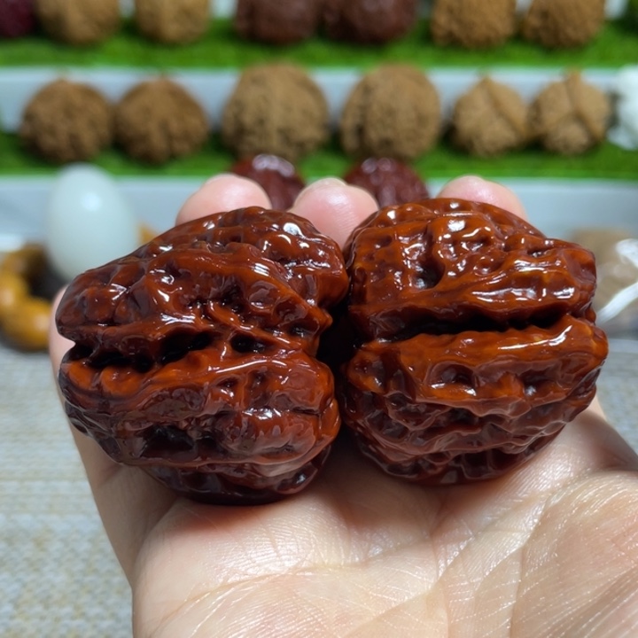 文玩核桃把件45肚蛤蟆