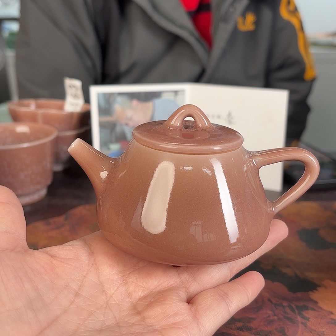 龙泉云间青瓷小米茶器