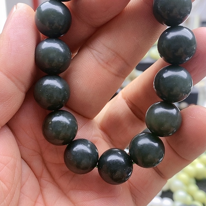 【闪购商品】手链未镶嵌和田玉14且末蓝