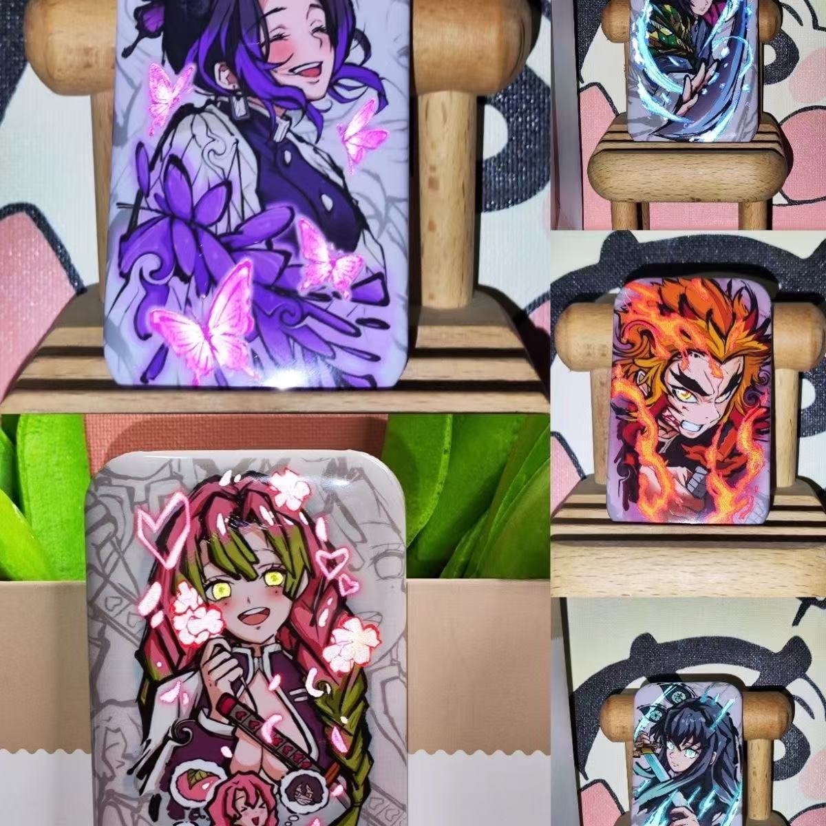 【鬼灭之刃】自制反光方形吧唧盲袋（默认代拆）