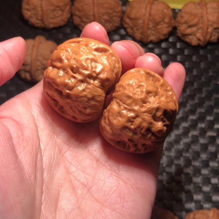 文玩核桃把件肉球蛙饼37