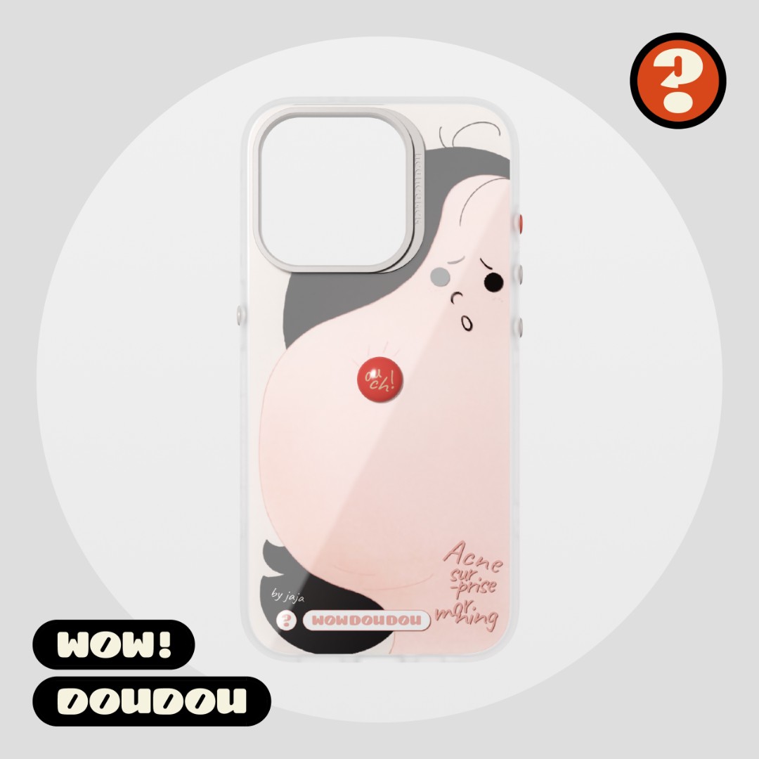 【预售】小豆豆手机壳长痘痘系列女款可爱手机壳适用于iPhone15/16