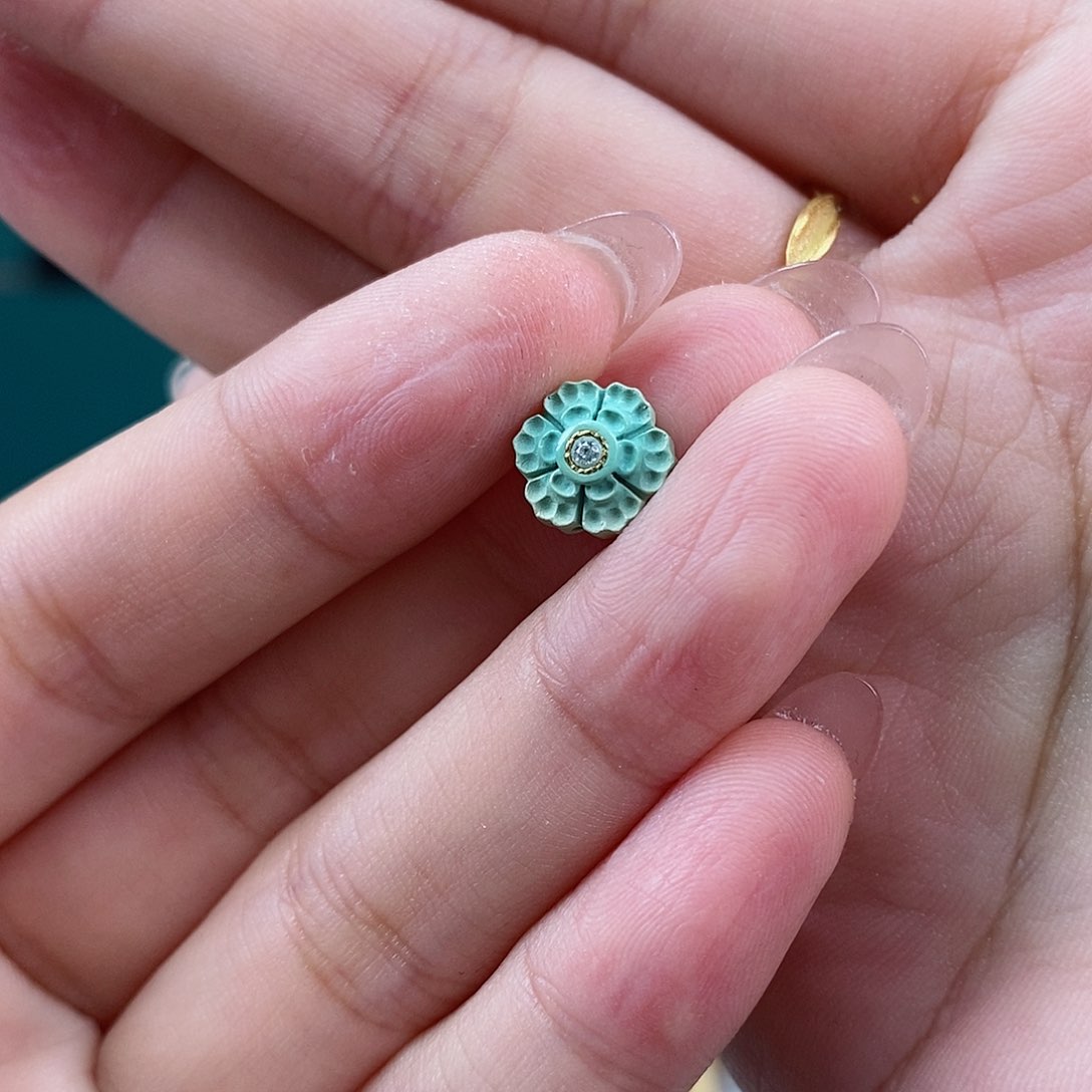 绿松石珠宝奇石未镶嵌