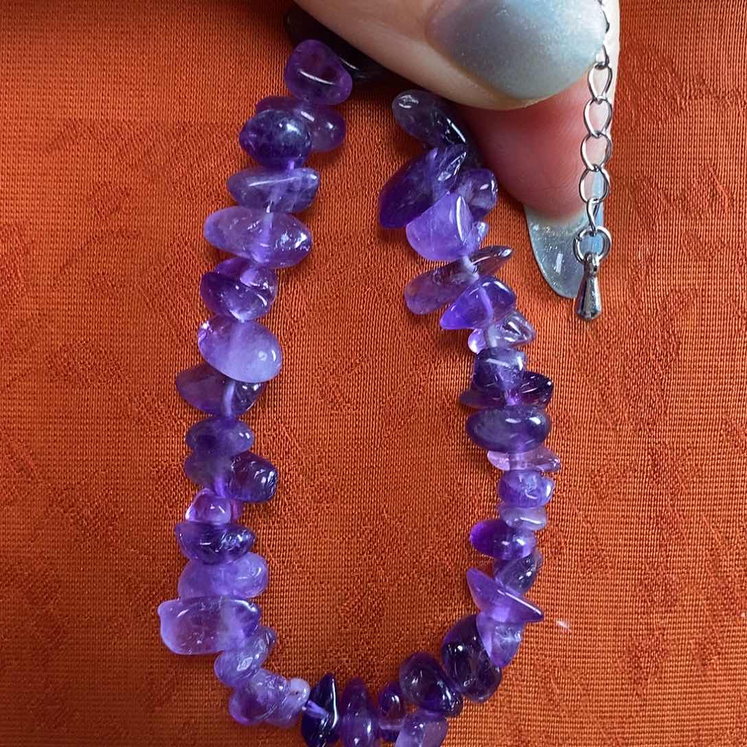 紫晶手绳未镶嵌手串