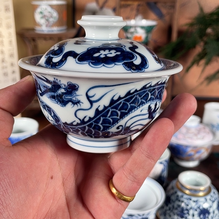 瓷摆件景德镇陶瓷老陶