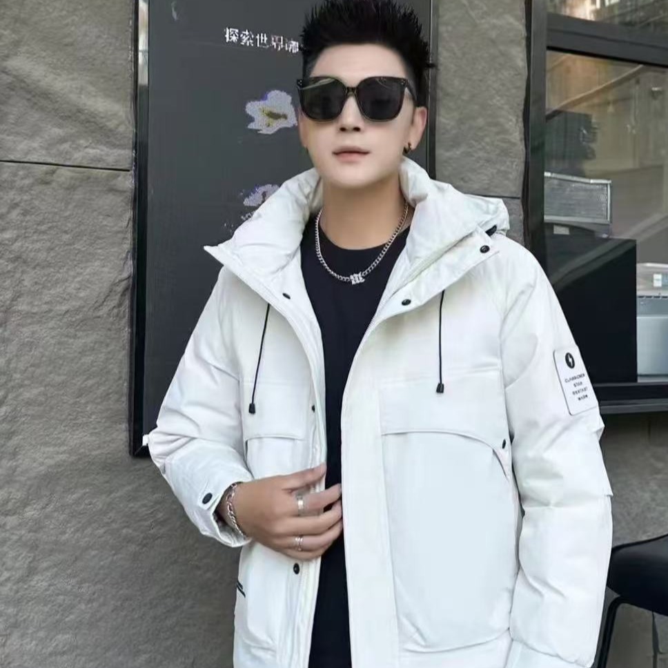 8203*【冰上圆舞曲】#冬季帅气百搭保暖锁温时尚外套潮流（剪标款）