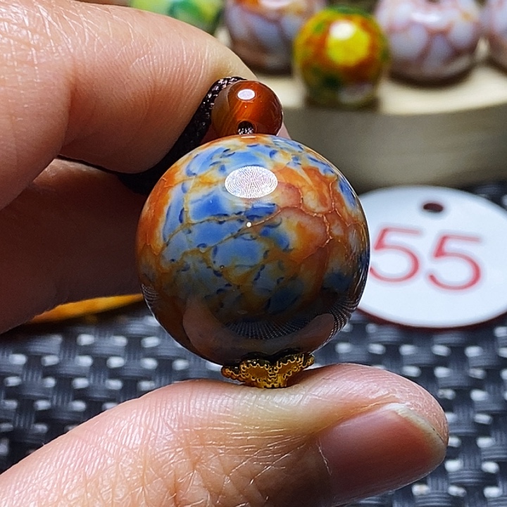 才***道玛瑙/玉髓未镶嵌颈饰