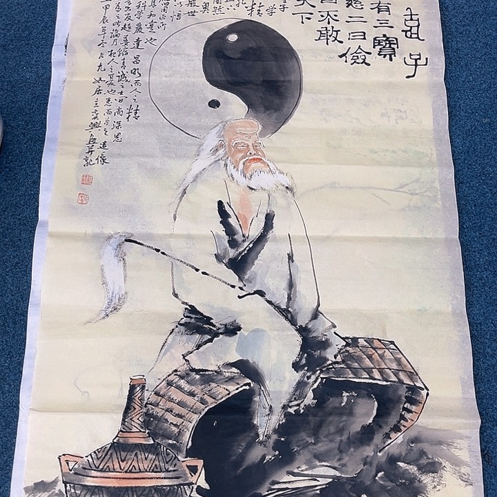 国画纯手绘字画宣纸