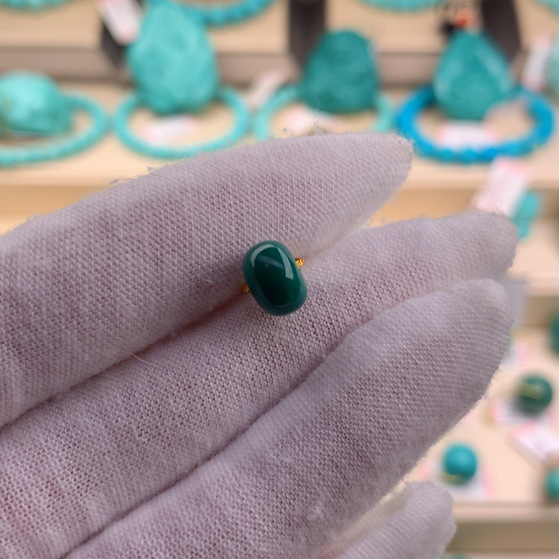 绿松石珠宝奇石未镶嵌8.3-5.7