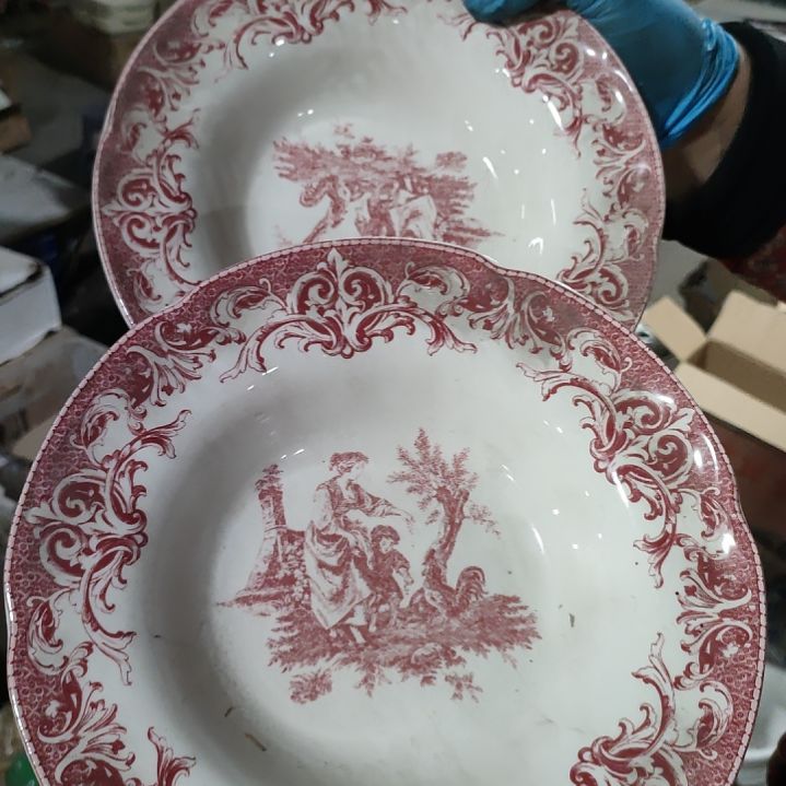 摆件陶瓷盘子碗啥都有