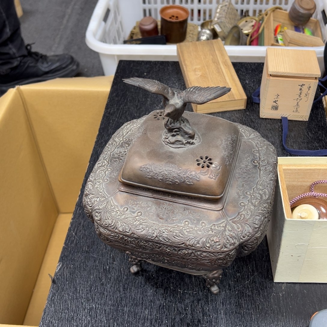 铜中古工艺品摆件