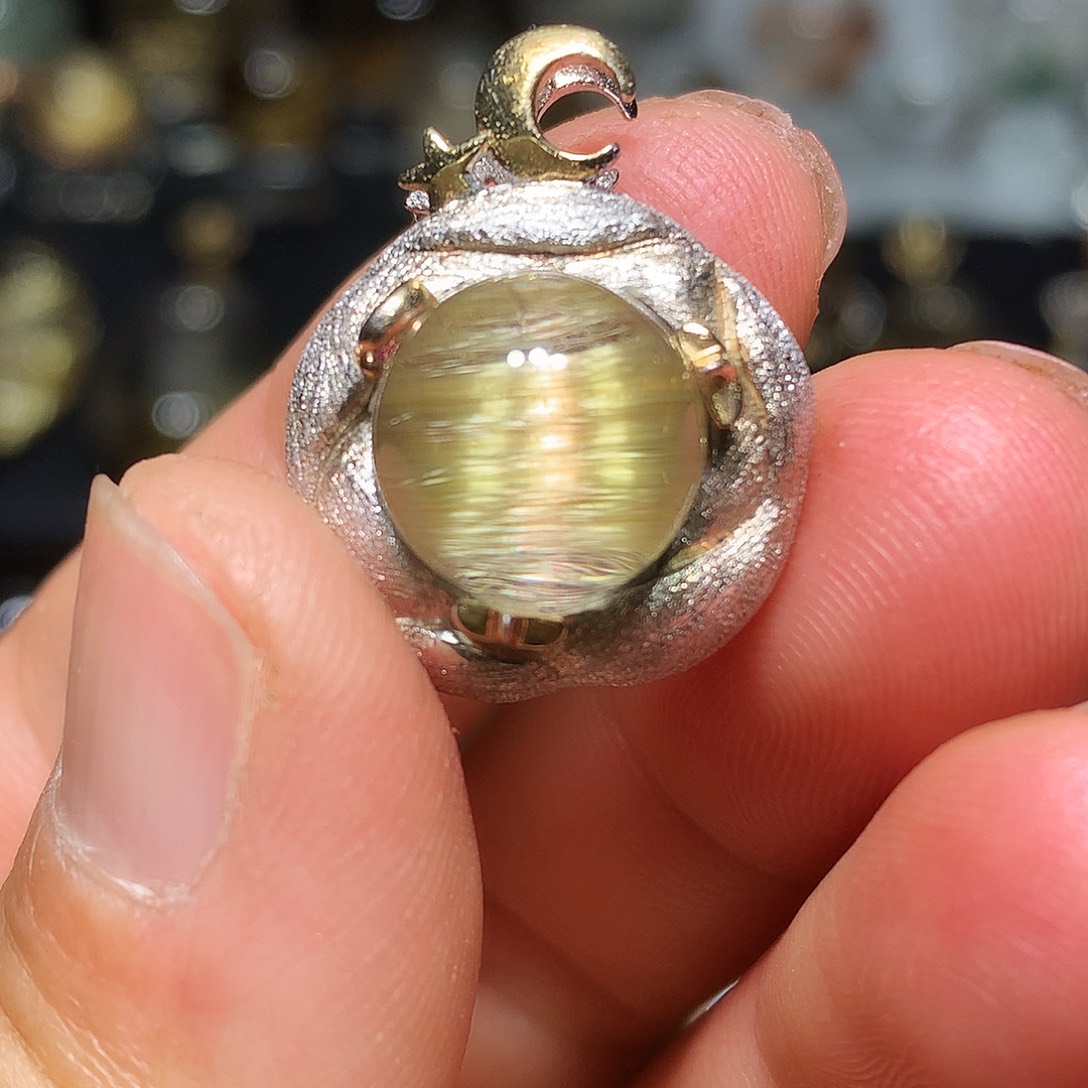 珠宝半成品水晶银S925镶嵌定制款