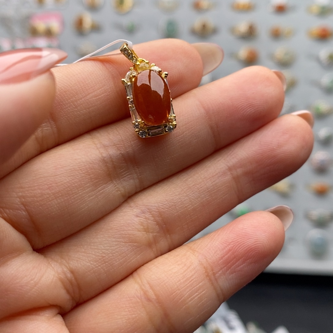 你***？翡翠银S925镶嵌戒指天然翡翠