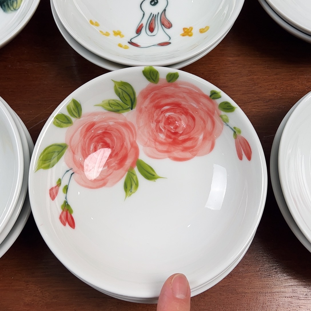 瓷片景德镇陶瓷手工手绘制作