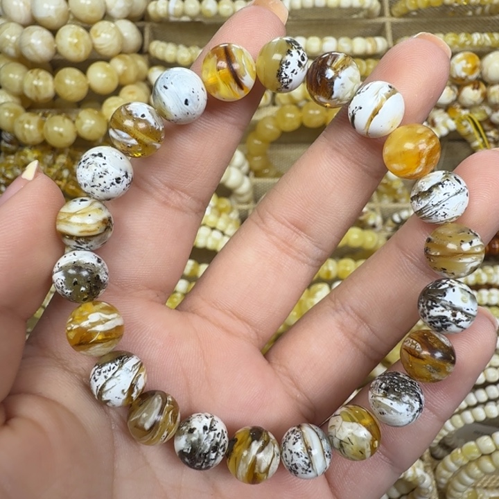 琥珀未镶嵌手绳9.3m