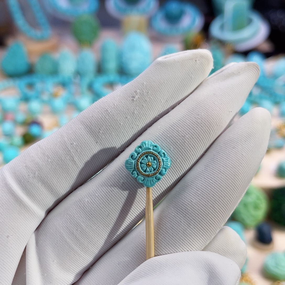 绿松石珠宝奇石未镶嵌