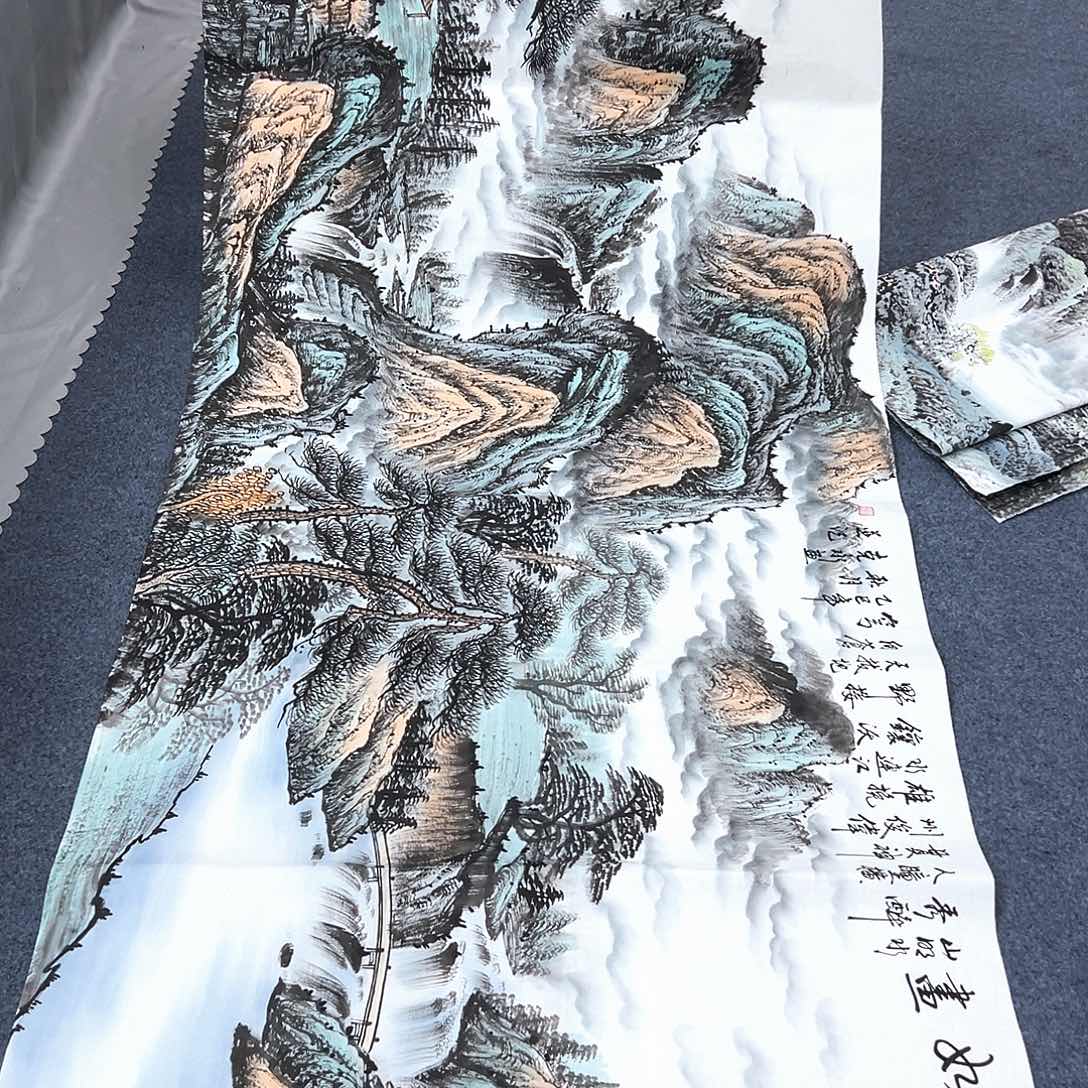 国画国画作品宣纸纯手绘