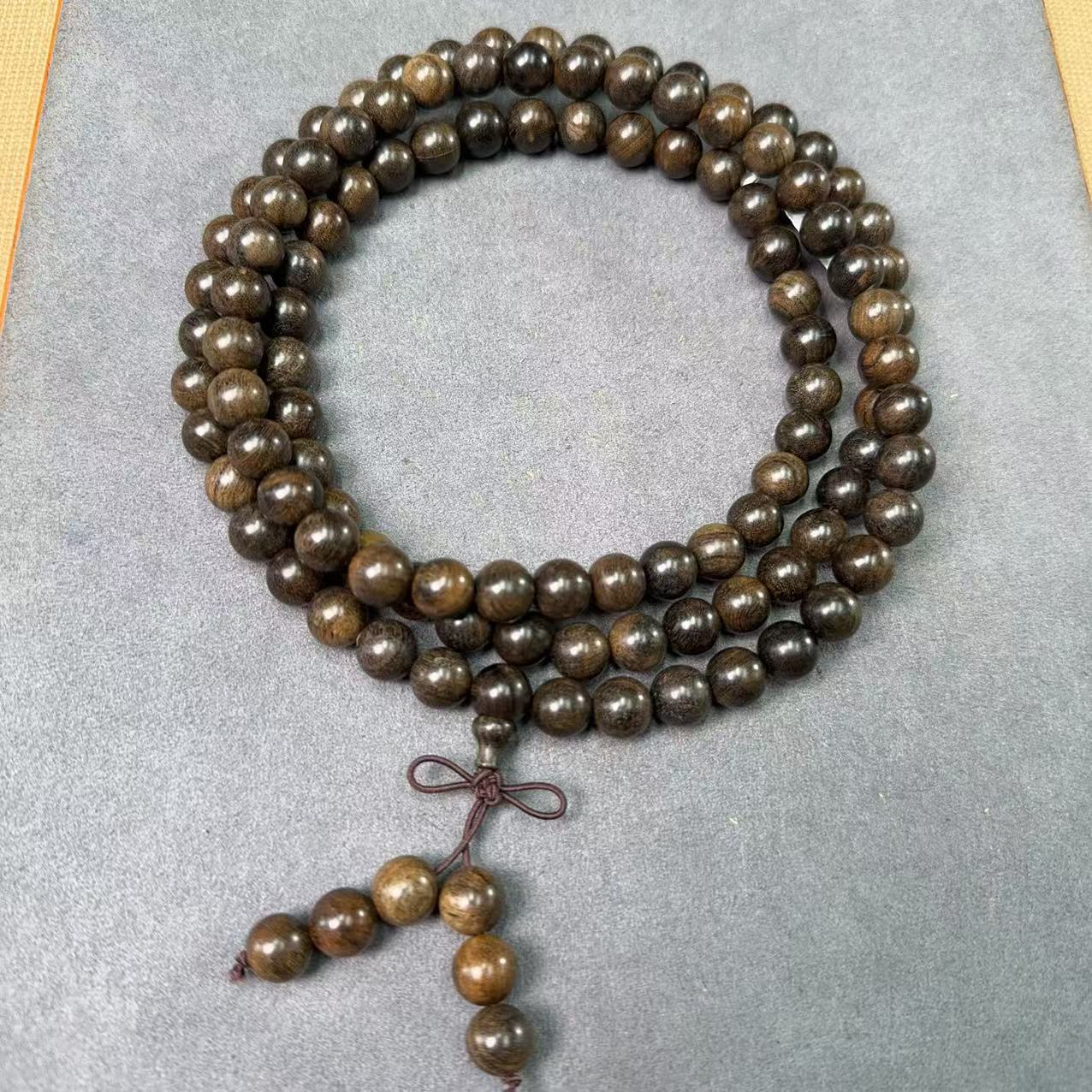 沉香木串多圈文玩A019<10mm>