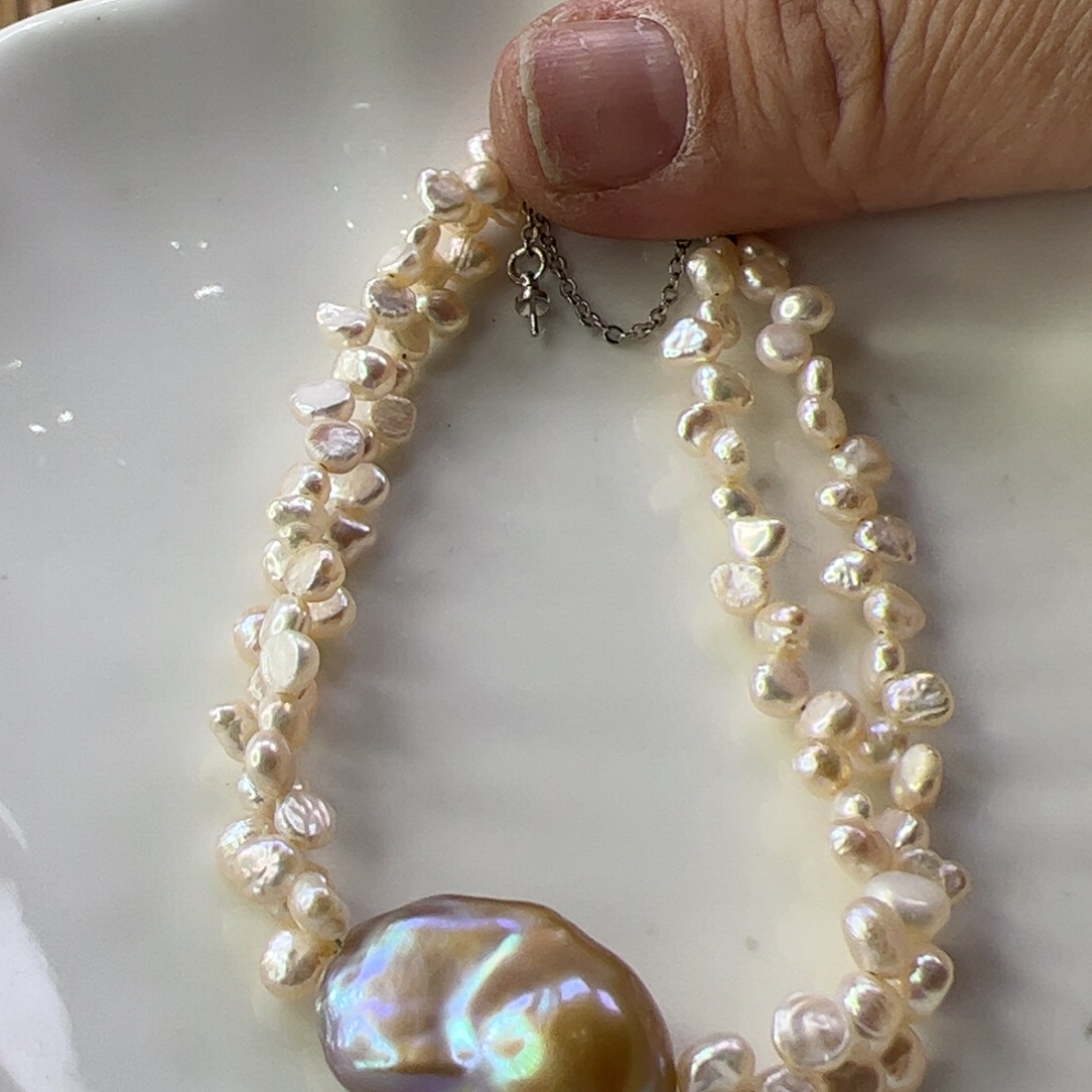 合金手绳淡水珍珠856