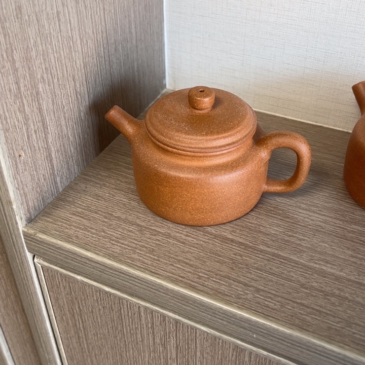 紫砂茶壶黄金段泥德钟130cc