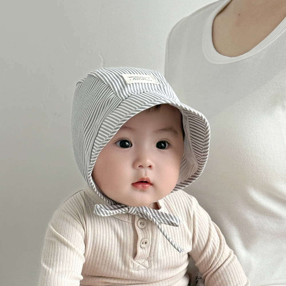 ins风婴儿帽子宝宝宫廷帽春秋款新生儿护囟门男女童胎帽遮阳防风