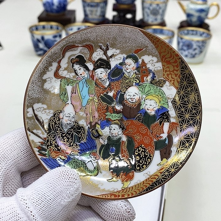 摆件进口瓷器九谷