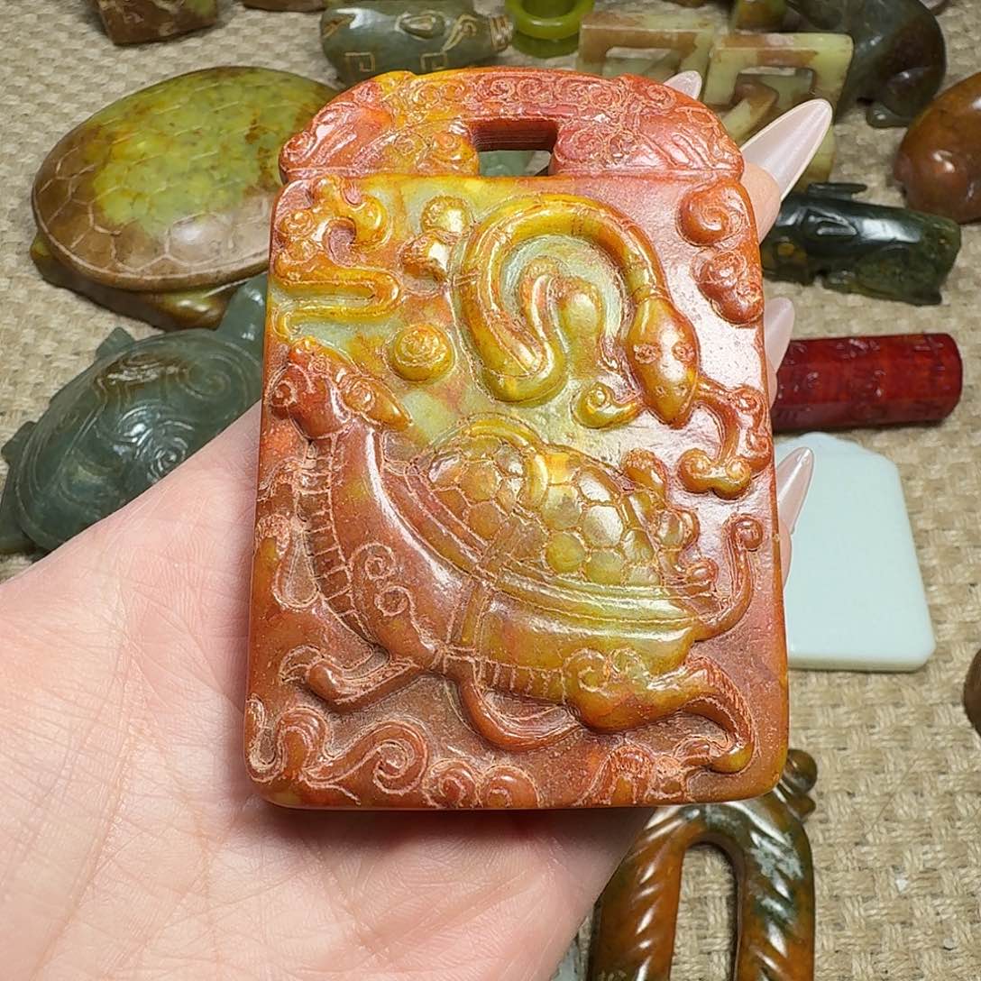 白玉菩提吊坠挂件