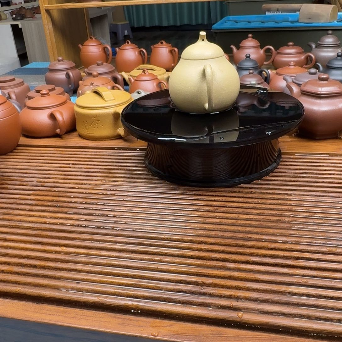 紫砂茶壶半手工制作