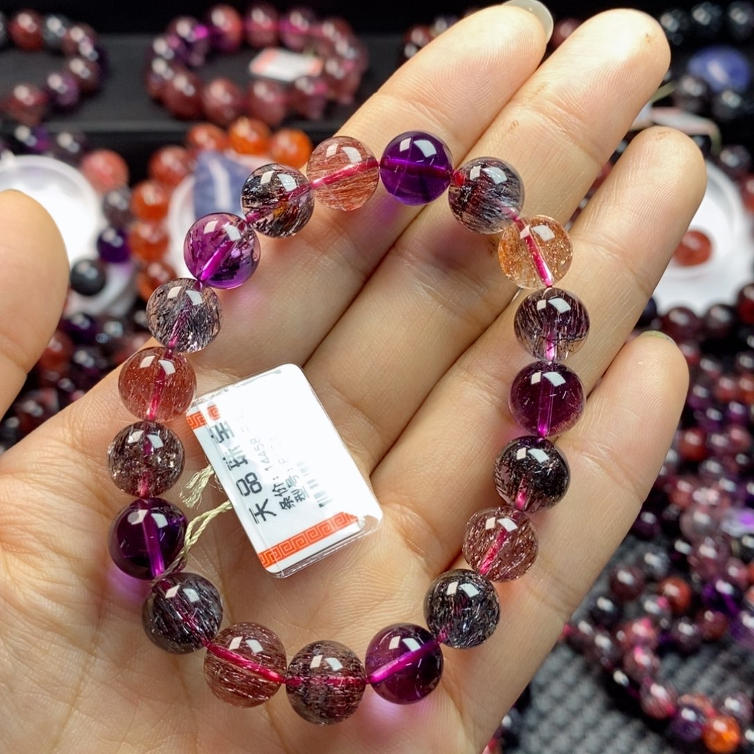 水晶手链：810608未镶嵌精*