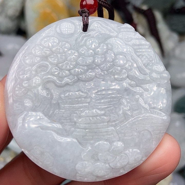 颈饰未镶嵌翡翠翡翠