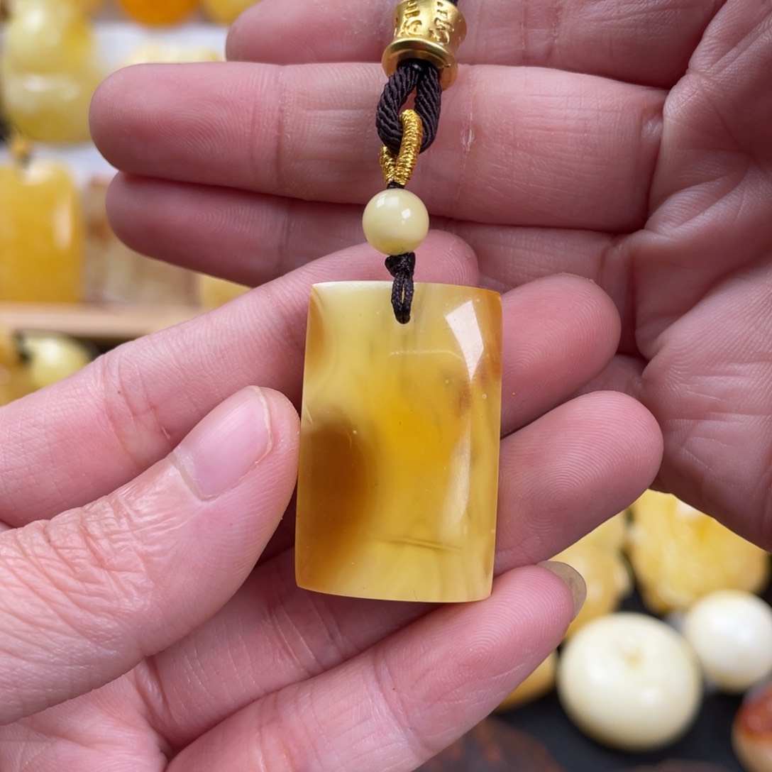 蜜蜡项链未镶嵌5.5克