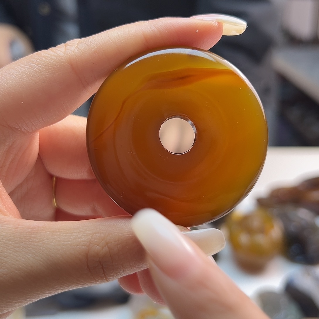 玛瑙/玉髓未镶嵌吊坠(不含链)