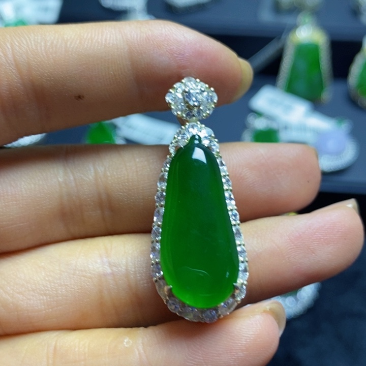 翡翠戒指未镶嵌福瓜