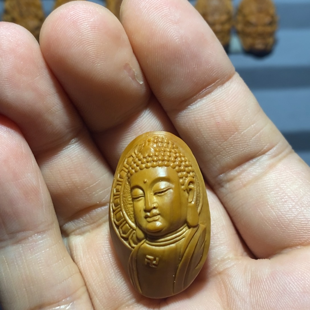 橄榄核手串/手链橄榄核雕佛像雕塑作品