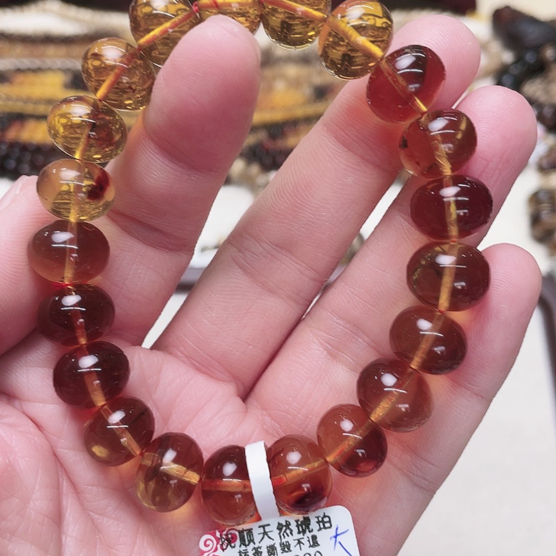 未镶嵌琥珀裸石十二
