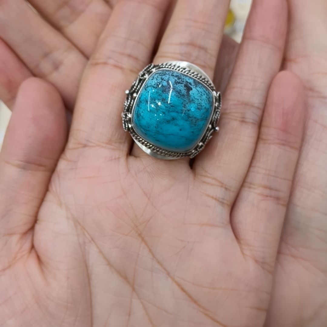 绿松石未镶嵌戒指