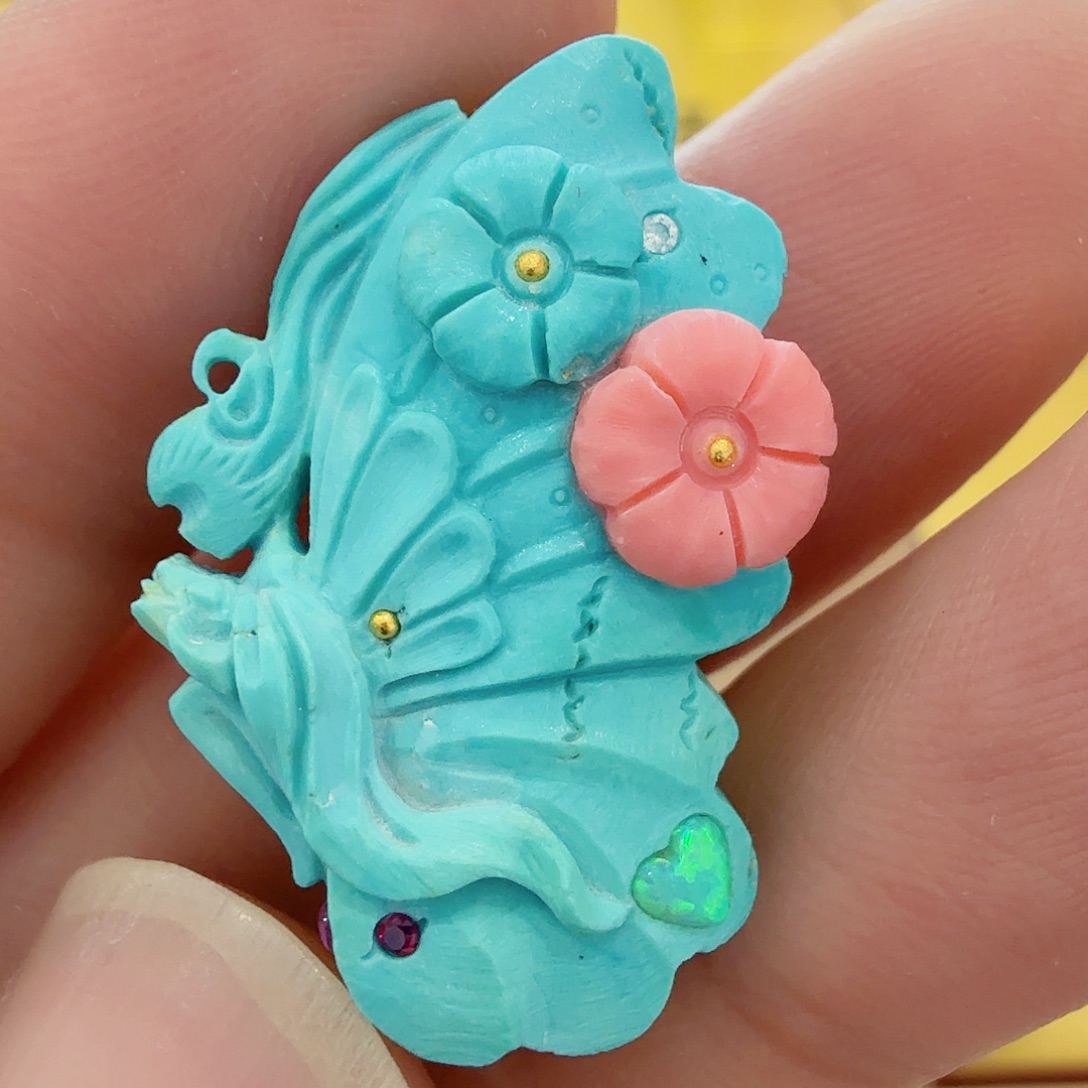 绿松石未镶嵌配饰