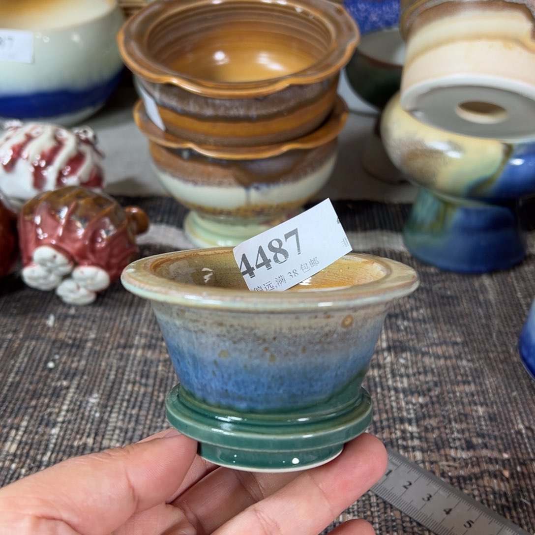 红陶 景德镇手工花盆