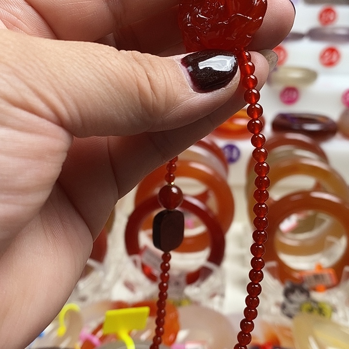 手镯玛瑙/玉髓未镶嵌鹿*秧