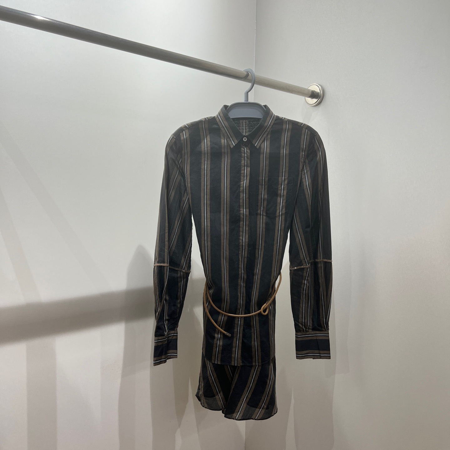 99新 Brunello Cucinelli/布鲁内洛·库奇内利 dec195衬衣 xs码 棉