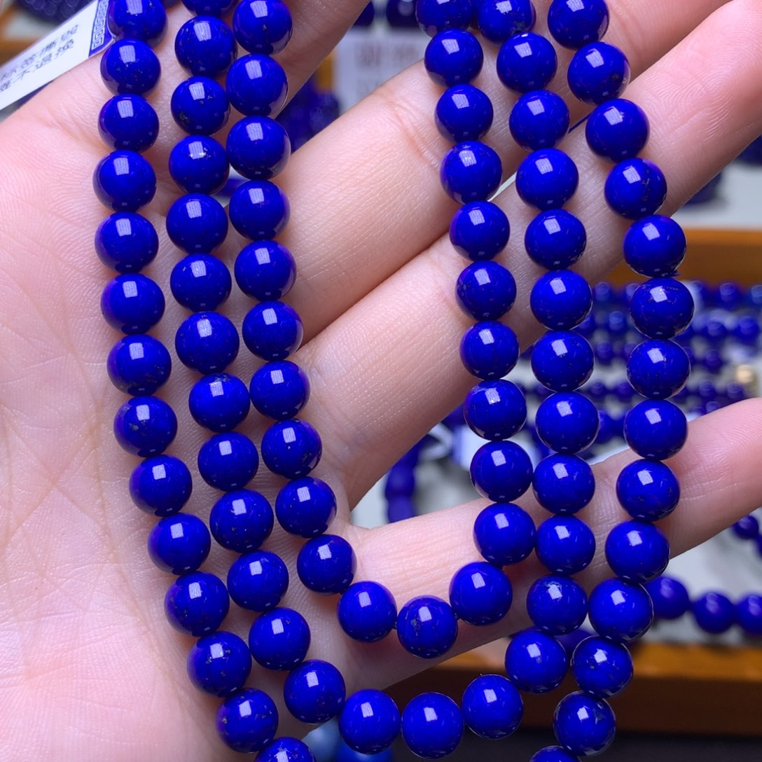 青金石手链未镶嵌z**i6.8mm4944