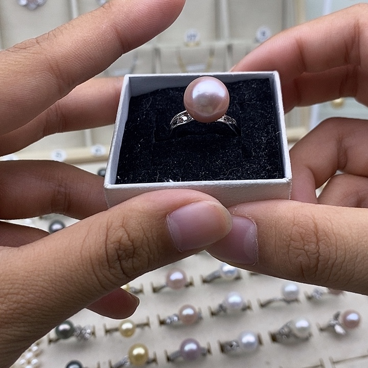 一***梦未镶嵌淡水珍珠戒指