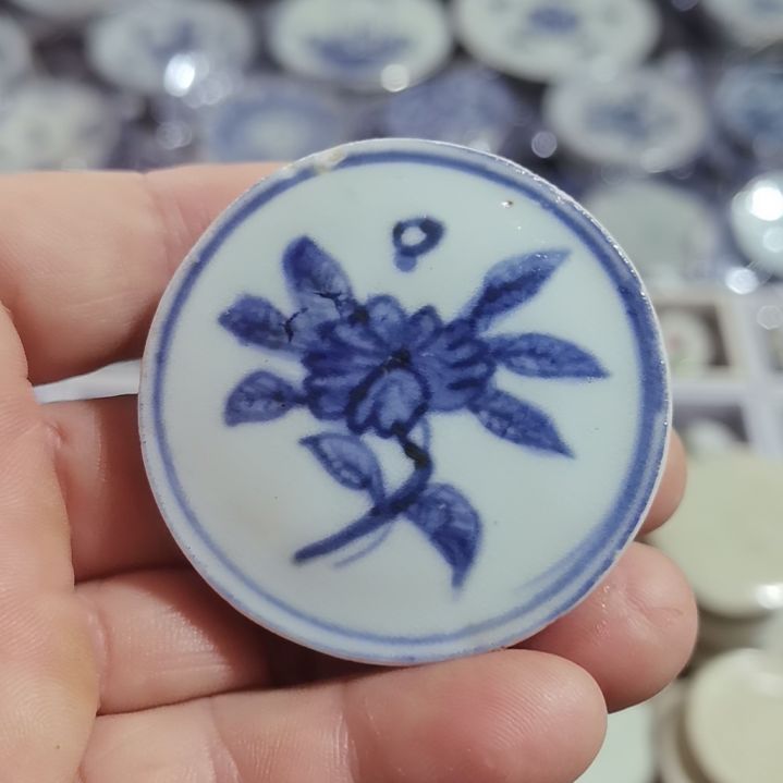 瓷片青花影青杯垫标夲全选