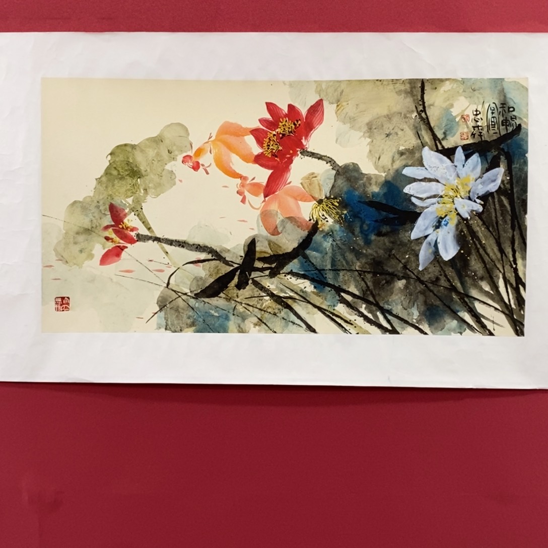 国画廖忠柳三尺精品佳作