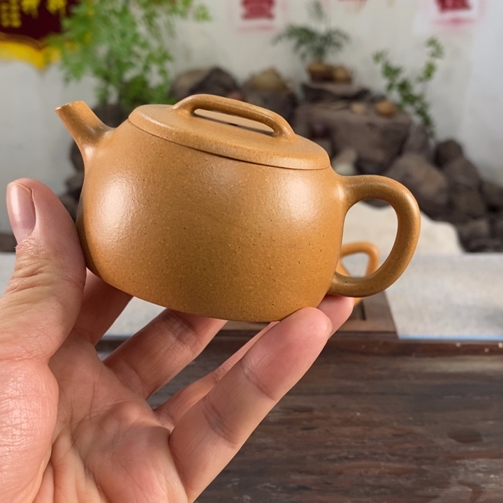 紫砂茶壶宜兴黄金段150