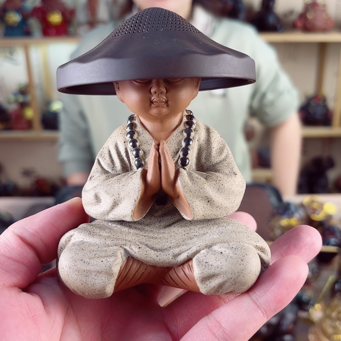 紫砂茶宠紫陶树脂茶宠摆件