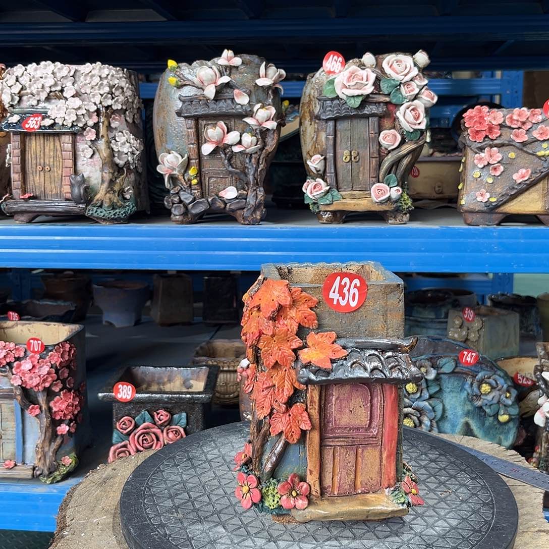 微瑕436 号陶然花器手工花盆